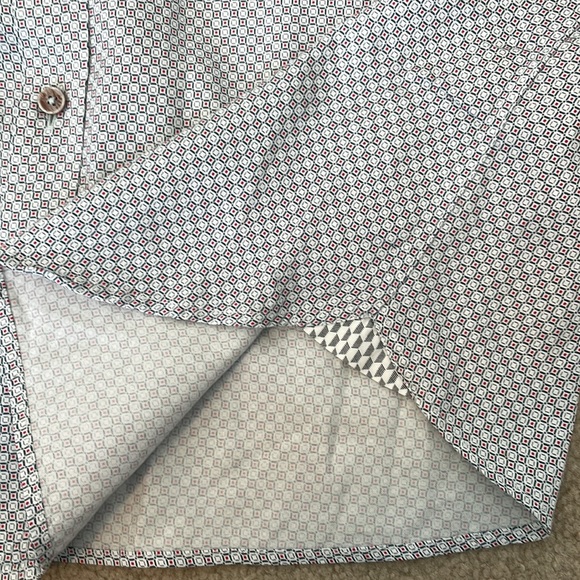 Ted Baker London Mens Short Sleeved Button Down Shirt Size 6 - Picture 8 of 11